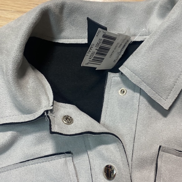 NEW JOU JOU FAUX SUEDE CLOUD WOMEN'S JACKET - Small - Picture 3 of 4